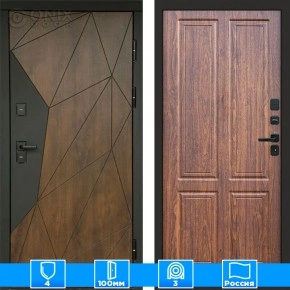 Входная дверь Престиж 125524 Орех стандарт