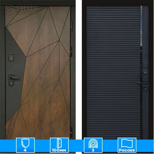 Входная дверь Престиж 125525 porte black