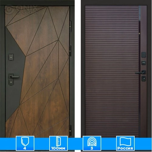 Входная дверь Престиж 125527 porte шоколад