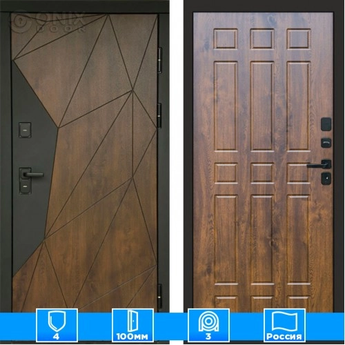 Входная дверь Престиж 125534 дуб