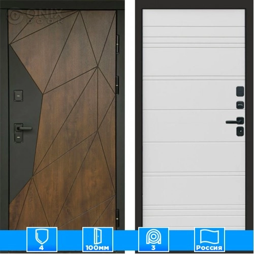 Входная дверь Престиж 125537 white line