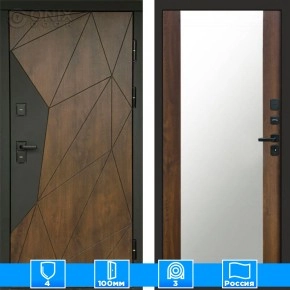 Входная дверь Престиж 125541 Зеркало дуб