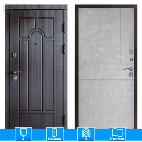 Входная дверь Престиж 125596 бетон светлый