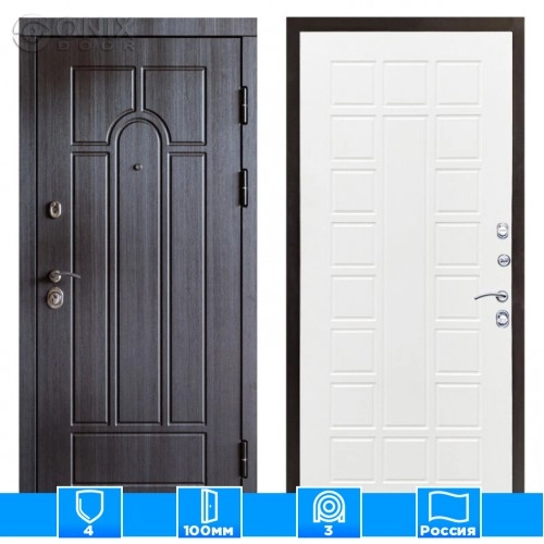 Входная дверь Престиж 125608 белое дерево