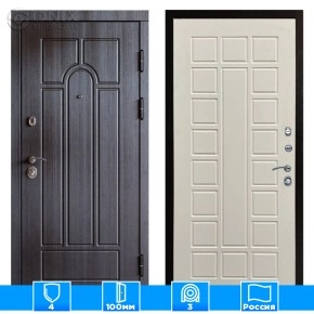 Входная дверь Престиж 125609 бежевый матовый