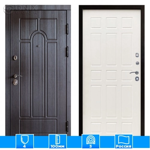 Входная дверь Престиж 125612 белое дерево