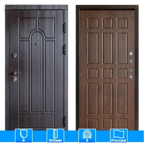 Входная дверь Престиж 125613 дуб