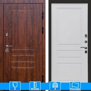 Входная дверь Престиж 125630 дуб белый матовый