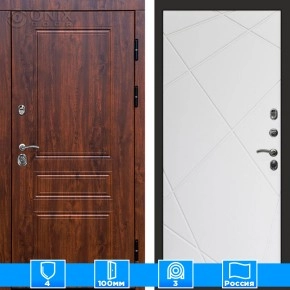 Входная дверь Престиж 125636 дуб белый