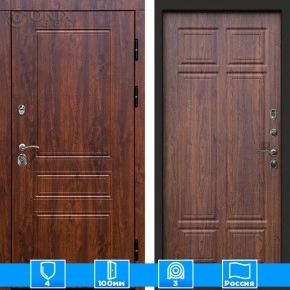 Входная дверь Престиж 125638 дуб Орех премиум