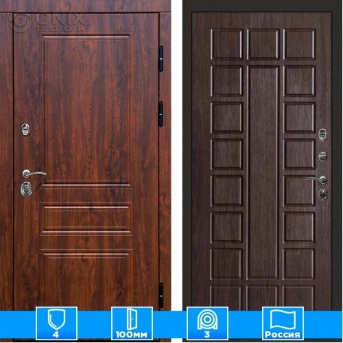 Входная дверь Престиж 125643 дуб венге