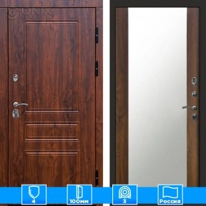 Входная дверь Престиж 125650 дуб Зеркало дуб