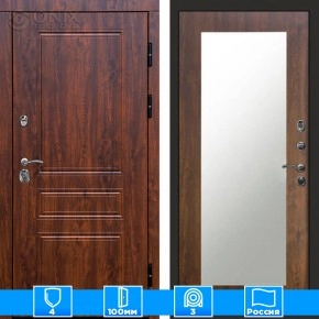 Входная дверь Престиж 125653 дуб Зеркало триумф дуб