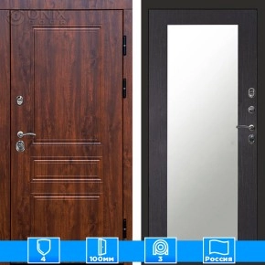Входная дверь Престиж 125655 дуб Зеркало триумф венге