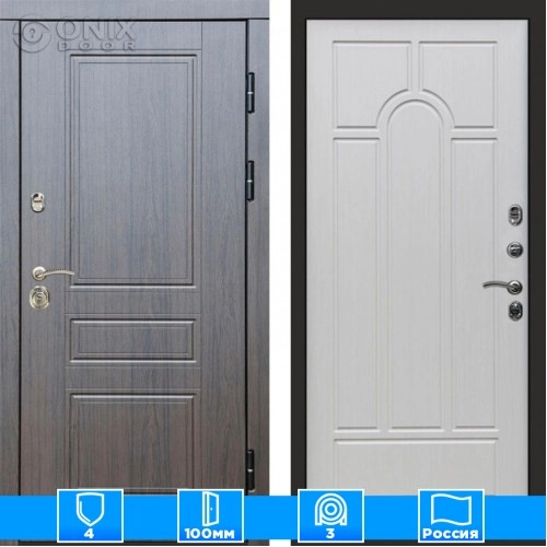 Входная дверь Престиж 125658 венге Арка лиственница