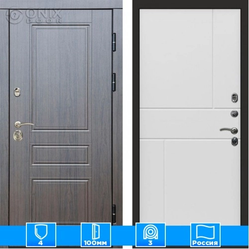 Входная дверь Престиж 125659 венге белый