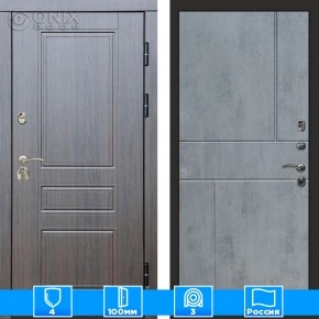 Входная дверь Престиж 125661 венге бетон темный