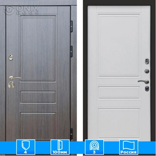 Входная дверь Престиж 125662 венге белый матовый