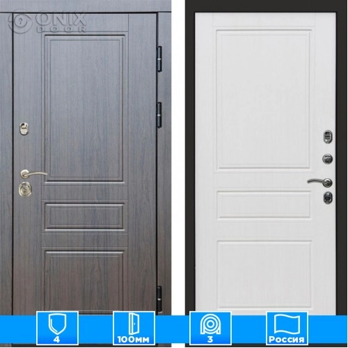 Входная дверь Престиж 125663 венге белое дерево