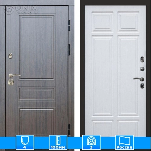 Входная дверь Престиж 125667 венге Лиственница премиум