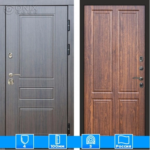 Входная дверь Престиж 125671 венге Орех стандарт