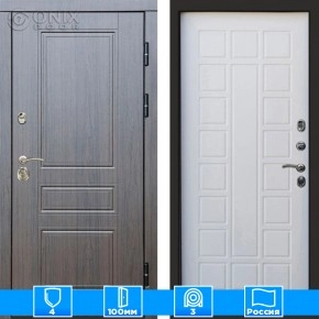 Входная дверь Престиж 125672 венге белое дерево