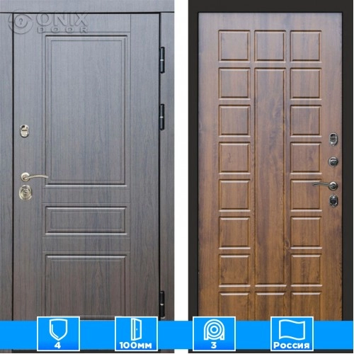 Входная дверь Престиж 125674 венге дуб