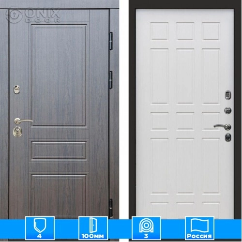 Входная дверь Престиж 125678 венге лиственница