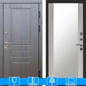 Входная дверь Престиж 125683 венге Зеркало лиственница