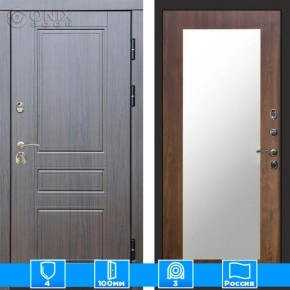 Входная дверь Престиж 125685 венге Зеркало триумф дуб