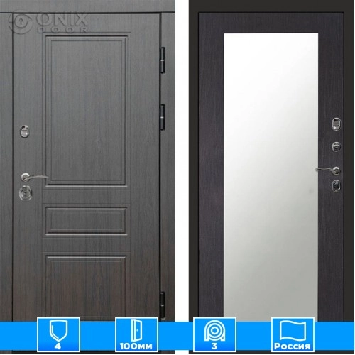 Входная дверь Престиж 125687 венге Зеркало триумф венге