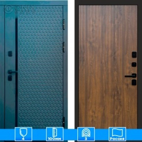 Входная дверь Престиж 125693 Графит Flat дуб