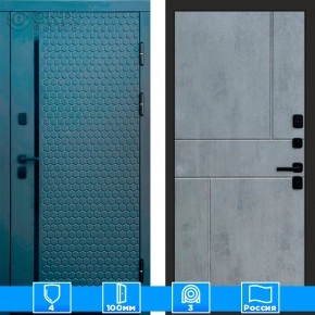 Входная дверь Престиж 125697 Графит бетон темный