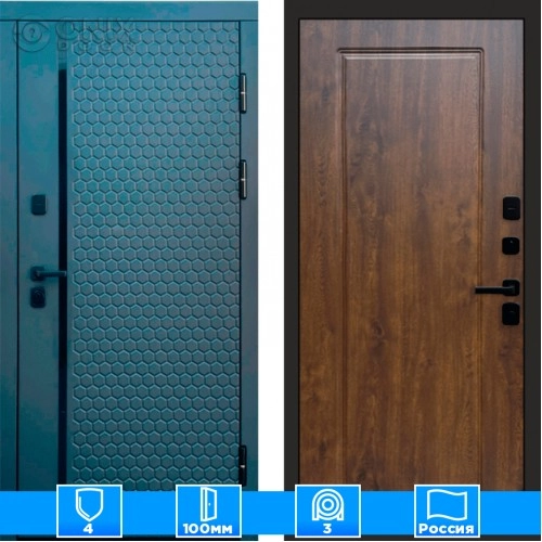 Входная дверь Престиж 125702 Графит дуб