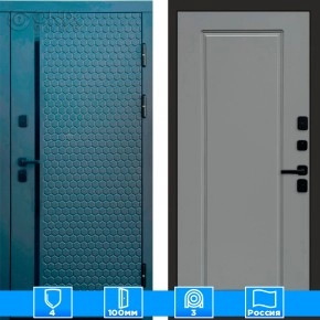 Входная дверь Престиж 125703 Графит грей софт