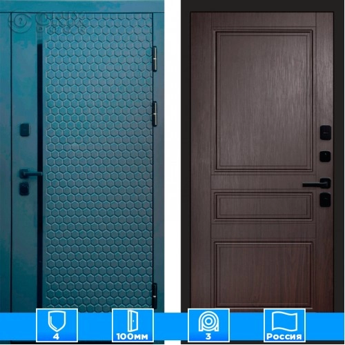 Входная дверь Престиж 125709 Графит венге