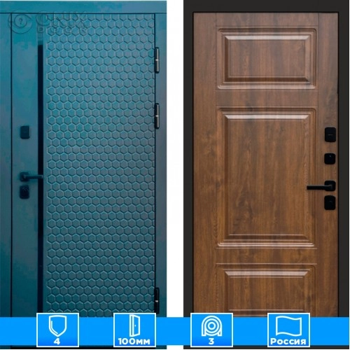 Входная дверь Престиж 125711 Графит дуб