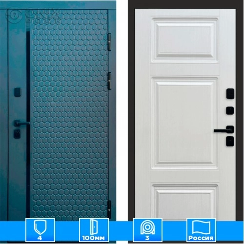 Входная дверь Престиж 125713 Графит лиственница