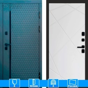 Входная дверь Престиж 125715 Графит белый