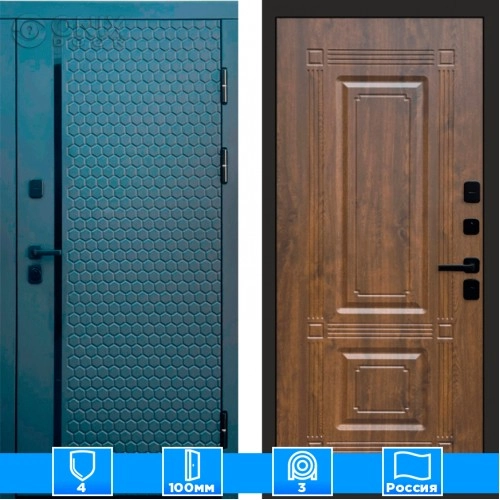 Входная дверь Престиж 125719 Графит дуб