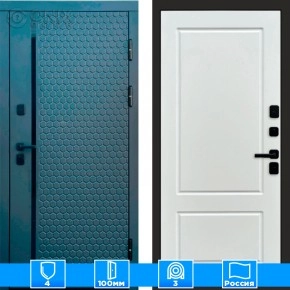 Входная дверь Престиж 125721 Графит белый софт