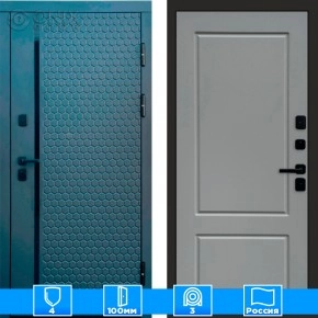 Входная дверь Престиж 125722 Графит грей софт