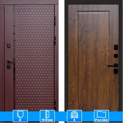 Входная дверь Престиж 125769 Шоколад дуб