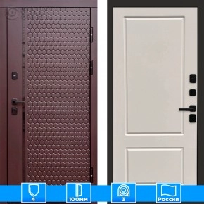 Входная дверь Престиж 125791 Шоколад слоновая кость