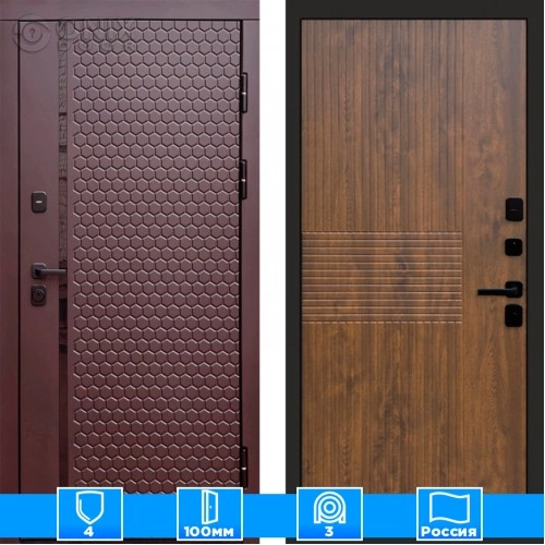 Входная дверь Престиж 125793 Шоколад дуб