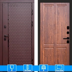 Входная дверь Престиж 125798 Шоколад Орех стандарт