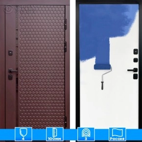 Входная дверь Престиж 125799 Шоколад под покраску