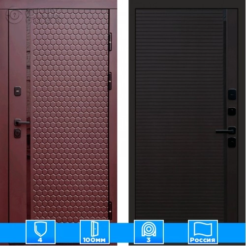 Входная дверь Престиж 125800 Шоколад porte black
