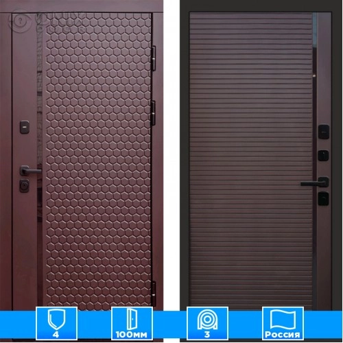 Входная дверь Престиж 125802 Шоколад porte шоколад