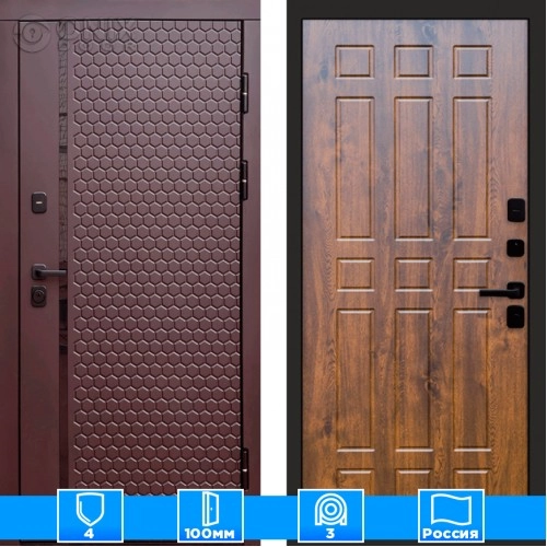 Входная дверь Престиж 125810 Шоколад дуб